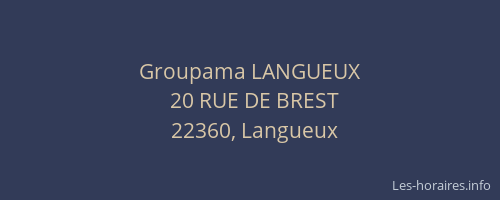 Groupama LANGUEUX