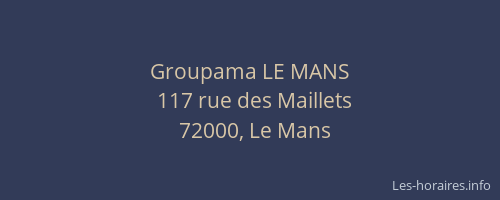 Groupama LE MANS
