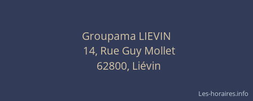 Groupama LIEVIN