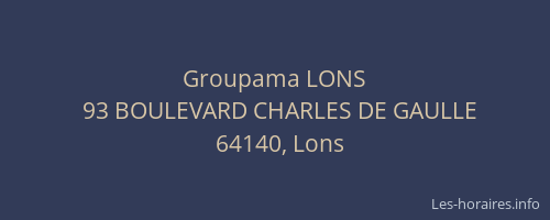Groupama LONS