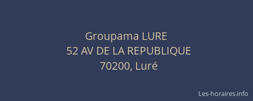 Groupama LURE