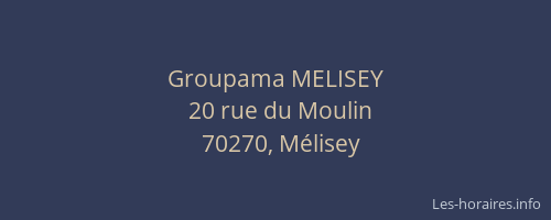 Groupama MELISEY