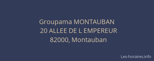 Groupama MONTAUBAN