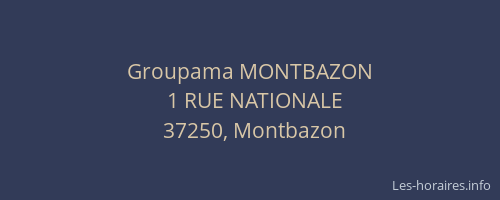 Groupama MONTBAZON