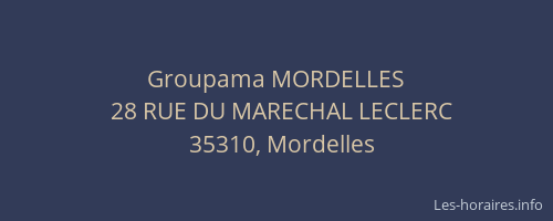 Groupama MORDELLES