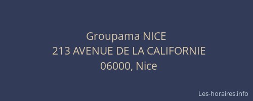 Groupama NICE