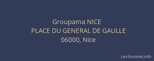 Groupama NICE