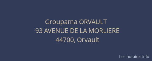 Groupama ORVAULT