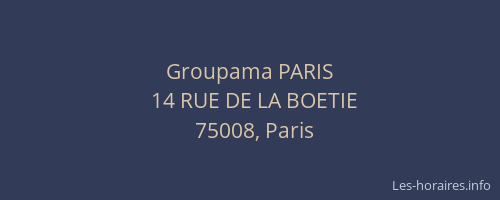 Groupama PARIS
