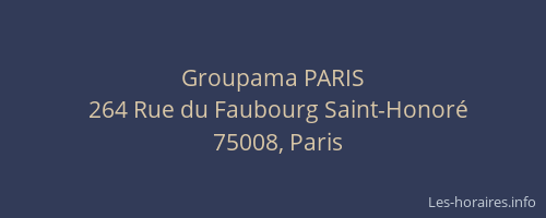 Groupama PARIS