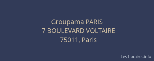 Groupama PARIS