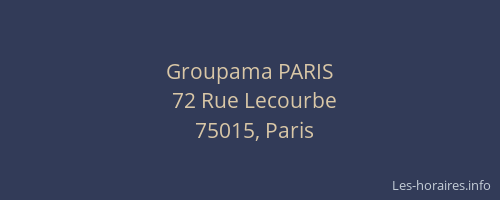 Groupama PARIS