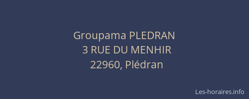 Groupama PLEDRAN