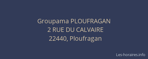 Groupama PLOUFRAGAN