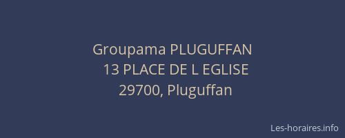 Groupama PLUGUFFAN