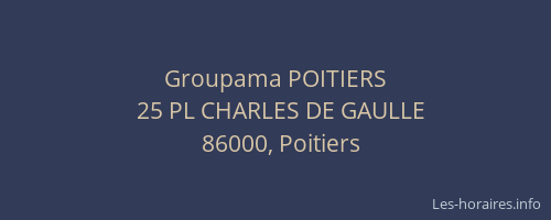 Groupama POITIERS