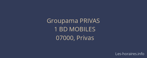 Groupama PRIVAS