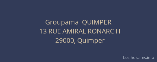 Groupama  QUIMPER