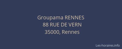 Groupama RENNES