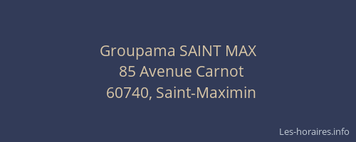 Groupama SAINT MAX