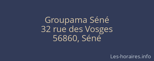 Groupama Séné