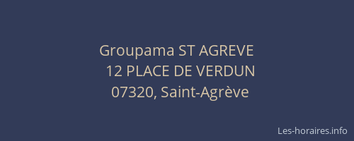 Groupama ST AGREVE