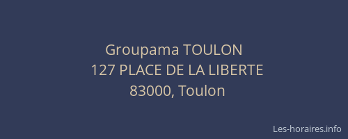 Groupama TOULON