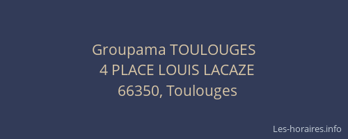 Groupama TOULOUGES