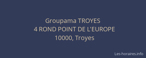 Groupama TROYES