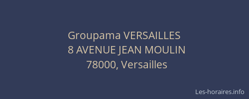 Groupama VERSAILLES