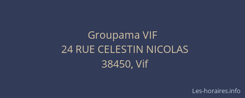 Groupama VIF