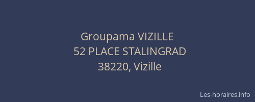 Groupama VIZILLE