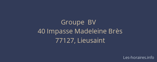 Groupe  BV