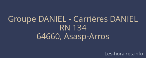 Groupe DANIEL - Carrières DANIEL