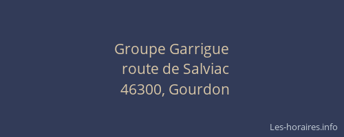 Groupe Garrigue
