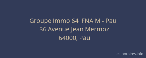 Groupe Immo 64  FNAIM - Pau