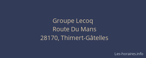 Groupe Lecoq