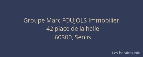 Groupe Marc FOUJOLS Immobilier