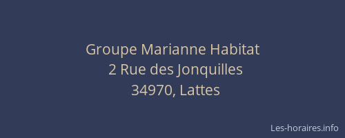 Groupe Marianne Habitat