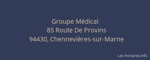 Groupe Médical