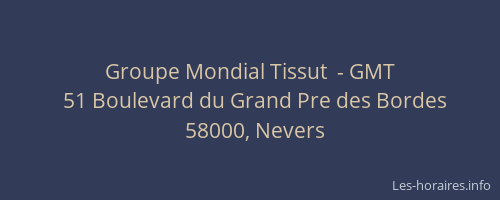 Groupe Mondial Tissut  - GMT