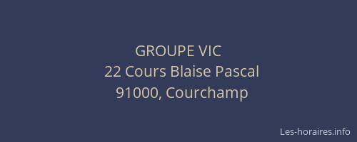 GROUPE VIC
