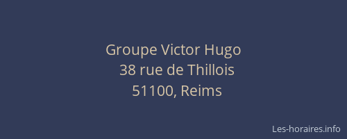 Groupe Victor Hugo