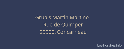 Gruais Martin Martine