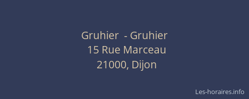 Gruhier  - Gruhier