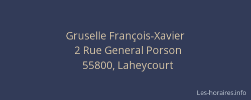 Gruselle François-Xavier