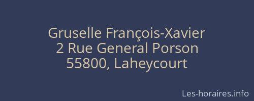 Gruselle François-Xavier