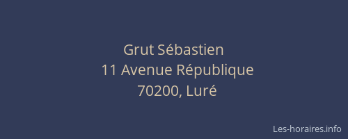 Grut S&eacute;bastien