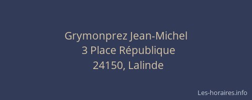 Grymonprez Jean-Michel