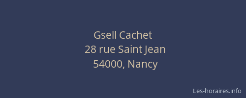 Gsell Cachet